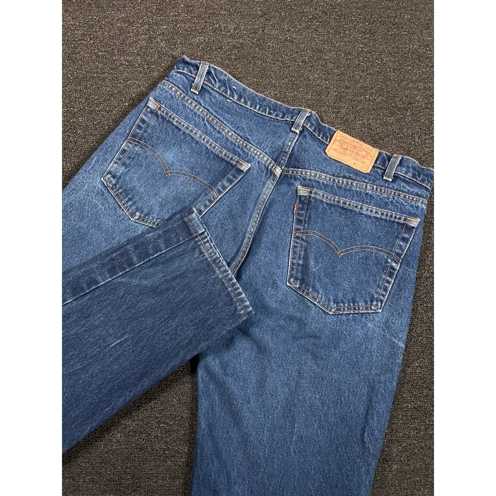 Vintage 80s Levi's 505 Jeans Men's 40x34 (Fits 38x29) Blue Dark Wash Made In USA